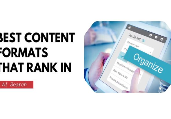 Content formats for AI search